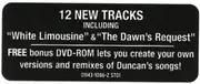 CD & DVD - Duncan Sheik - White Limousine - Digipak