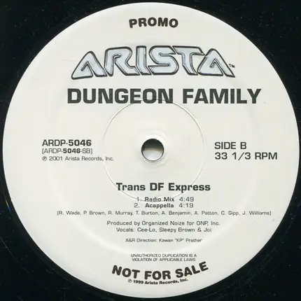 Dungeon Family - Trans DF Express