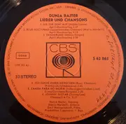 LP - Dunja Rajter - Lieder Und Chansons