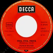 7inch Vinyl Single - Dunja Rajter - Viva, Viva, Fiesta