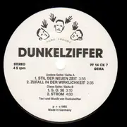 12'' - Dunkelziffer - Stil Der Neuen Zeit - rare wave post-punk synth ndw