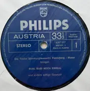 LP - Duo Fenneberg-Moser - Bubi, Bubi, Noch Einmal (Und Andere Saftige Gstanzln)