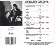 CD - Duo Fraal - Johann Sebastian Bach: Triosonaten BWV 525-530