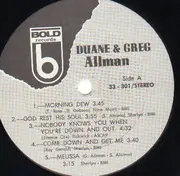 LP - Duane Allman & Gregg Allman - Duane & Greg Allman