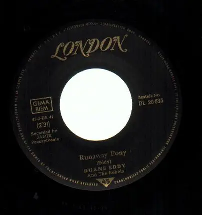 Duane Eddy And The Rebels - Runaway Pony