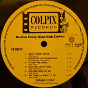 LP - Duane Eddy - Duane Eddy Does Bob Dylan