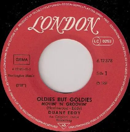 Duane Eddy - Movin' 'N' Groovin' / Kommotion