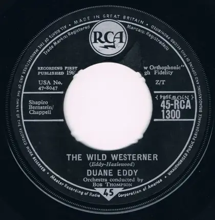 Duane Eddy - The Wild Westerner / Ballad Of Paladin