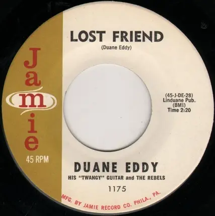Duane Eddy & His 'Twangy' Guitar And The Rebels - 'Pepe' / Lost Friend