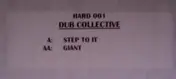 Dub Collective - Step To It / Giant