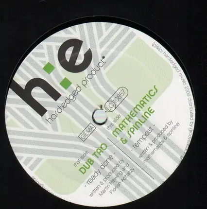 Dub Tao  /  Mathematics  &  Spinline - Ready Done / Tempest