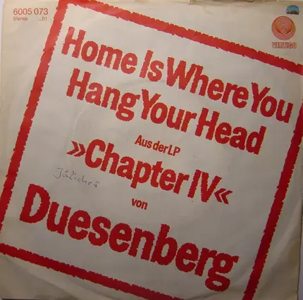 Duesenberg - Home Is Where You Hang Your Head