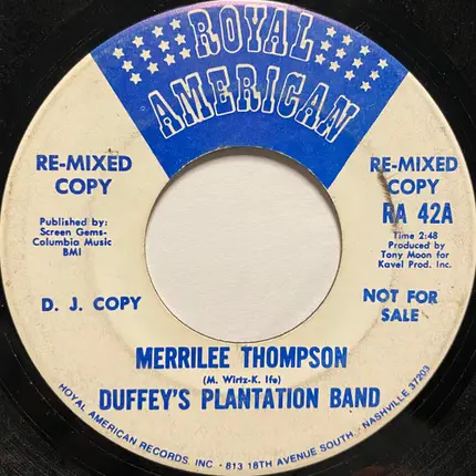 Duffey's Plantation Band - Merrilee Thompson