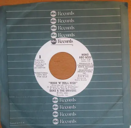 Duke And The Drivers - Rock 'N' Roll High