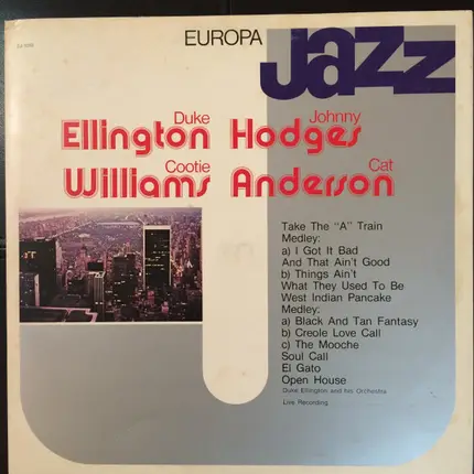 Duke Ellington , Cat Anderson , Cootie Williams , Johnny Hodges - Europa Jazz #12