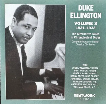 Duke Ellington - Volume 3: 1931-1933 The Alternative Takes In Chronological Order