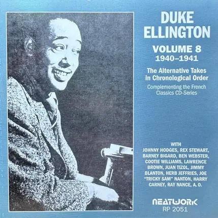 Duke Ellington - Volume 8: 1940-1941 The Alternative Takes In Chronological Order