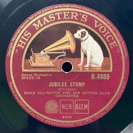 Duke Ellington And His Orchestra , Duke Ellington And His Orchestra - Black And Tan Fantasie / Jubilee Stomp
