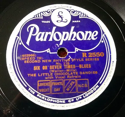 Duke Ellington And His Orchestra / The Little Chocolate Dandies - Doin' The New Low Down / Six Or Seven Times