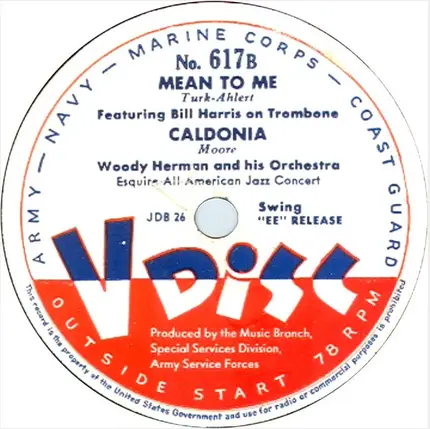 Duke Ellington And His Orchestra / Woody Herman And His Orchestra - Esquire Swank / Mean To Me