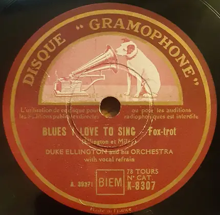 Duke Ellington And His Orchestra / Duke Ellington And His Cotton Club Orchestra - Blues I Love To Sing / Double Check Stomp