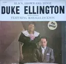 LP - Duke Ellington And His Orchestra Featuring Mahalia Jackson - Black, Brown And Beige - Red labels
