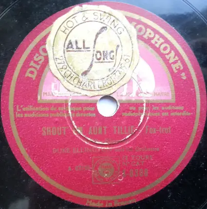 Duke Ellington And His Orchestra - Shout Em Aunt Tillie / It's A Glory
