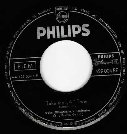 Duke Ellington And His Orchestra - Take The 'A' Train / The Mooche