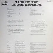 LP - Duke Ellington And His Orchestra - The Duke Is On The Air