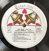 LP - Duke Ellington And His Orchestra - The Duke 'Live' In Santa Monica Volume 2