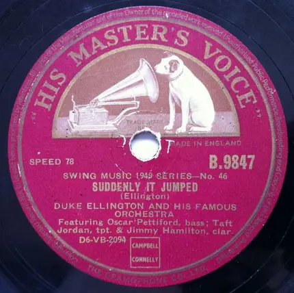 Duke Ellington And His Orchestra - Warm Valley / Suddenly It Jumped