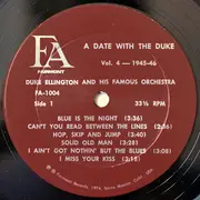 LP - Duke Ellington And His Orchestra - A Date With The Duke Vol.4 1945-46