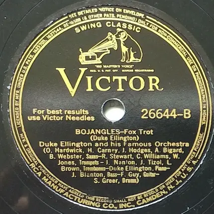 Duke Ellington And His Orchestra - A Portrait Of Bert Williams / Bojangles