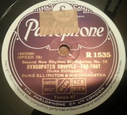 Duke Ellington And His Orchestra - Blues Of The Vagabond / Syncopated Shuffle