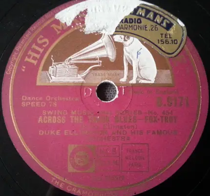 Duke Ellington And His Orchestra - Chlo-e (Song Of The Swamp) / Across The Track Blues
