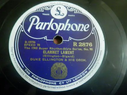 Duke Ellington And His Orchestra - Drop Me Off At Harlem / Clarinet Lament