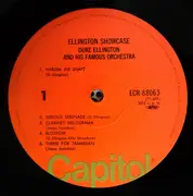 LP - Duke Ellington And His Orchestra - Ellington Showcase - Mono / OBI and Insert included.