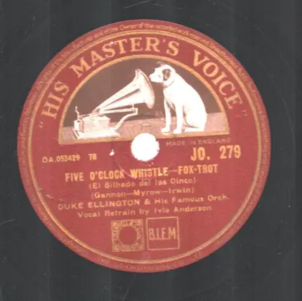 Duke Ellington And His Orchestra - Five O'clock Whistle / Just A-Settin' And A-Rockin'
