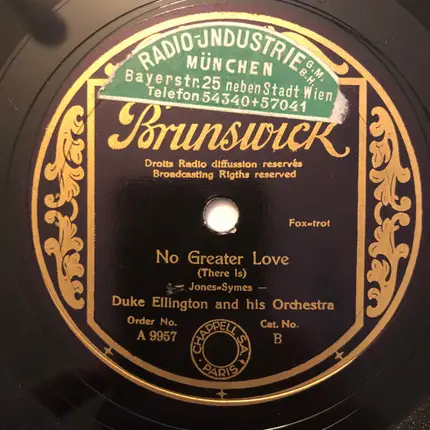 Duke Ellington And His Orchestra - Isn't Love The Strangest Thing / (There Is) No Greater Love