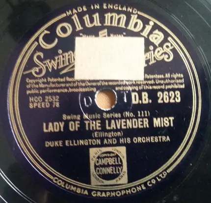 Duke Ellington And His Orchestra - Sultry Serenade / Lady Of The Lavender Mist