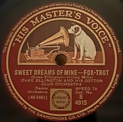 Duke Ellington And His Cotton Club Orchestra - Blue Bubbles / Sweet Dreams Of Mine