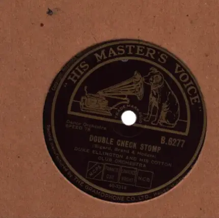 Duke Ellington And His Cotton Club Orchestra - Double Check Stomp / Sweet Dreams Of Love