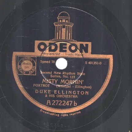 Duke Ellington & his Orchestra - The Blues with a Feelin' / Misty Mornin'