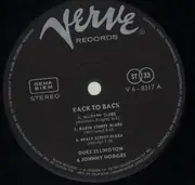 LP - Duke Ellington / Johnny Hodges - Back To Back