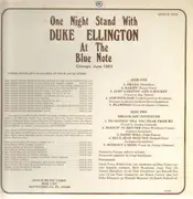LP - Duke Ellington - One Night Stand with Duke Ellington At The Blue Note