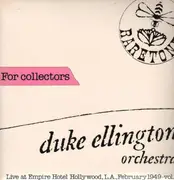 LP - Duke Ellington Orchestra - Live Vol.3 - Feb 1949 at Empire Hotel Hollywood, L.A.