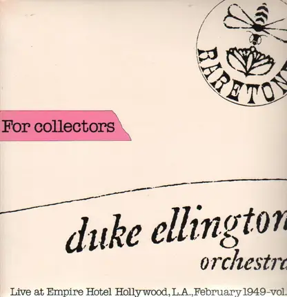 Duke Ellington Orchestra - Live Vol.3 - Feb 1949 at Empire Hotel Hollywood, L.A.