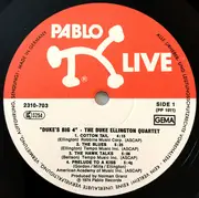 LP - Duke Ellington Quartet - Duke's Big 4 - Limited Edition, Numbered