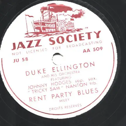 Duke Ellington - Rent Party Blues / Jungle Blues