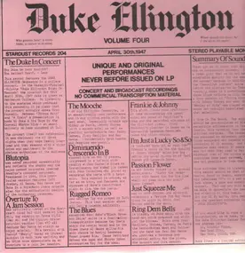 Duke Ellington - Stardust - Volume Four Apr 1947